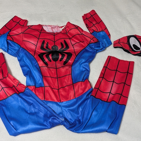 Kids Spider Hero Costume - Red and Blue - Picture 2 of 12